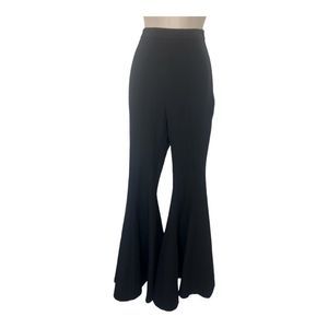 New Peace +love High waist bell bottom dress flare pants trousers womens size 2